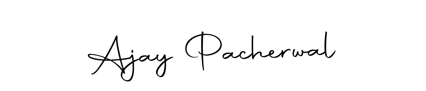 Create a beautiful signature design for name Ajay Pacherwal. With this signature (Autography-DOLnW) fonts, you can make a handwritten signature for free. Ajay Pacherwal signature style 10 images and pictures png