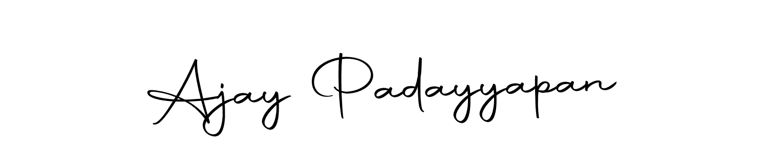 How to make Ajay Padayyapan name signature. Use Autography-DOLnW style for creating short signs online. This is the latest handwritten sign. Ajay Padayyapan signature style 10 images and pictures png