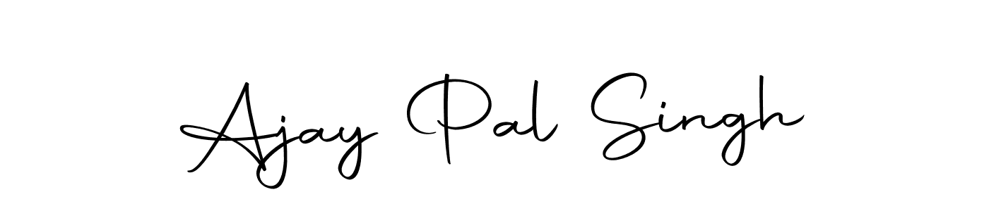 How to make Ajay Pal Singh name signature. Use Autography-DOLnW style for creating short signs online. This is the latest handwritten sign. Ajay Pal Singh signature style 10 images and pictures png