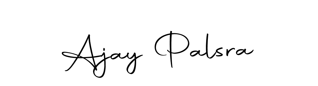 The best way (Autography-DOLnW) to make a short signature is to pick only two or three words in your name. The name Ajay Palsra include a total of six letters. For converting this name. Ajay Palsra signature style 10 images and pictures png