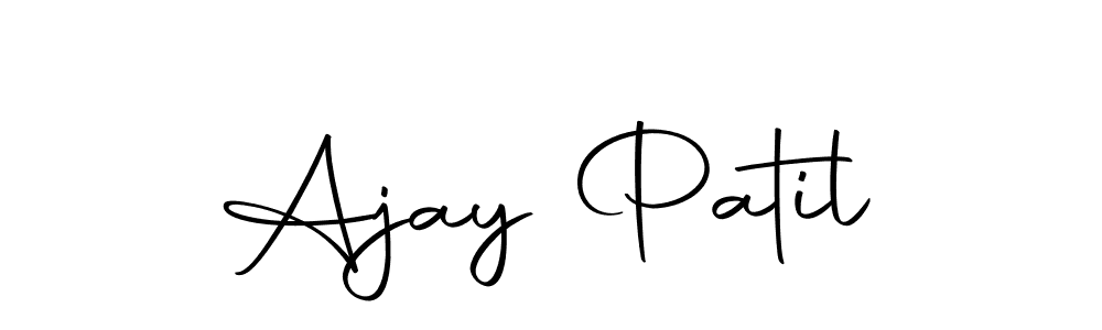 Make a beautiful signature design for name Ajay Patil. With this signature (Autography-DOLnW) style, you can create a handwritten signature for free. Ajay Patil signature style 10 images and pictures png