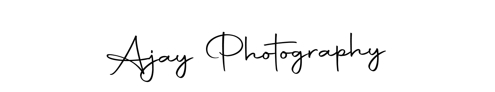 Design your own signature with our free online signature maker. With this signature software, you can create a handwritten (Autography-DOLnW) signature for name Ajay Photography. Ajay Photography signature style 10 images and pictures png