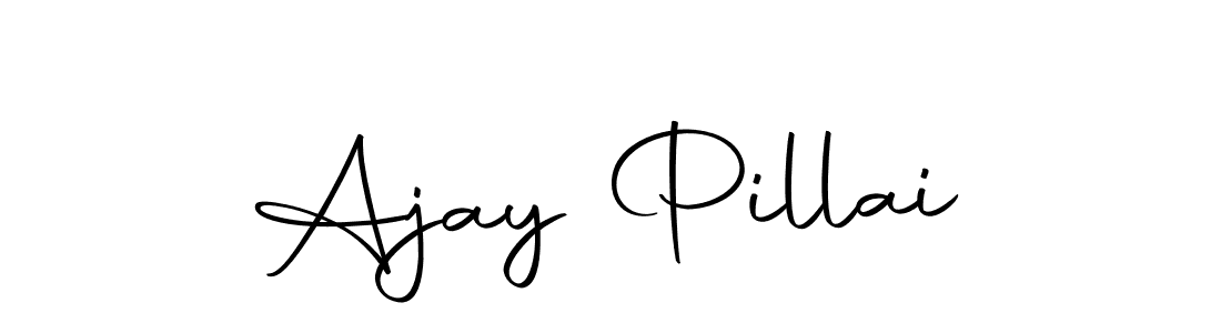 Make a beautiful signature design for name Ajay Pillai. With this signature (Autography-DOLnW) style, you can create a handwritten signature for free. Ajay Pillai signature style 10 images and pictures png