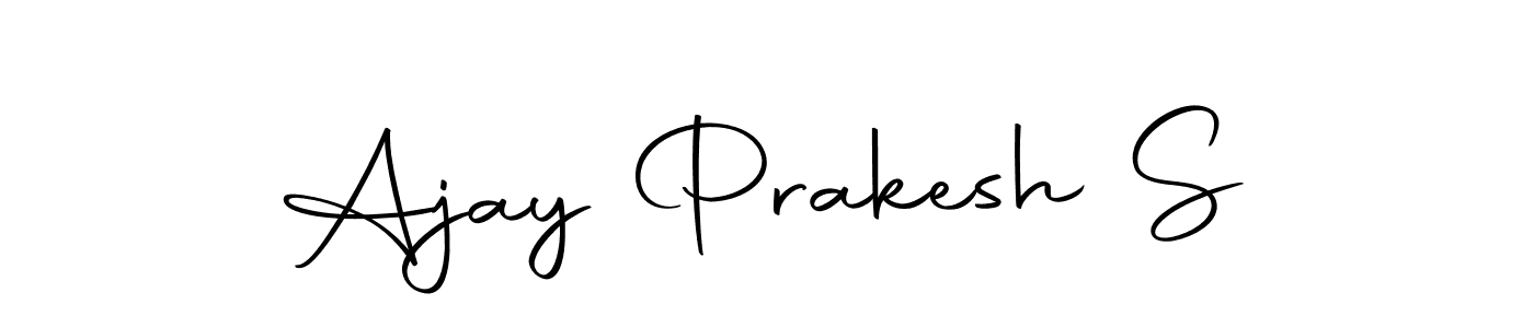 You can use this online signature creator to create a handwritten signature for the name Ajay Prakesh S. This is the best online autograph maker. Ajay Prakesh S signature style 10 images and pictures png