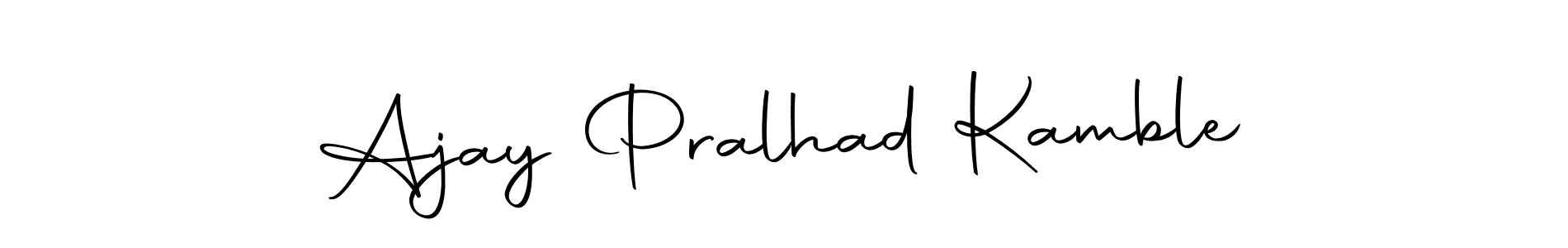 Design your own signature with our free online signature maker. With this signature software, you can create a handwritten (Autography-DOLnW) signature for name Ajay Pralhad Kamble. Ajay Pralhad Kamble signature style 10 images and pictures png