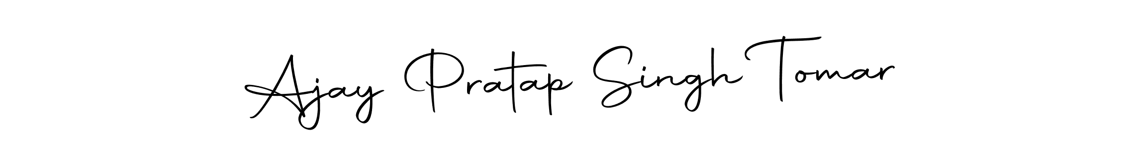 How to make Ajay Pratap Singh Tomar name signature. Use Autography-DOLnW style for creating short signs online. This is the latest handwritten sign. Ajay Pratap Singh Tomar signature style 10 images and pictures png