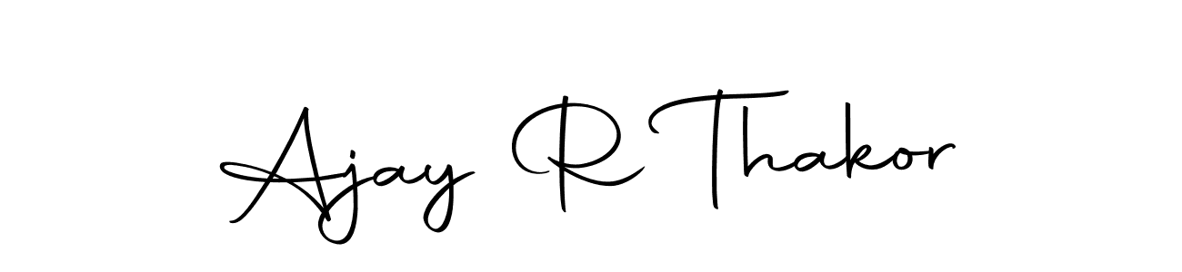 Make a beautiful signature design for name Ajay R Thakor. With this signature (Autography-DOLnW) style, you can create a handwritten signature for free. Ajay R Thakor signature style 10 images and pictures png