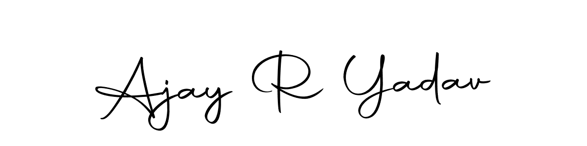 It looks lik you need a new signature style for name Ajay R Yadav. Design unique handwritten (Autography-DOLnW) signature with our free signature maker in just a few clicks. Ajay R Yadav signature style 10 images and pictures png