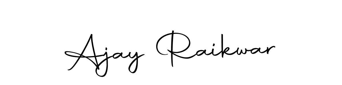 Make a beautiful signature design for name Ajay Raikwar. Use this online signature maker to create a handwritten signature for free. Ajay Raikwar signature style 10 images and pictures png