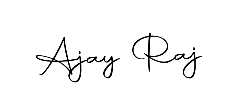 Design your own signature with our free online signature maker. With this signature software, you can create a handwritten (Autography-DOLnW) signature for name Ajay Raj. Ajay Raj signature style 10 images and pictures png