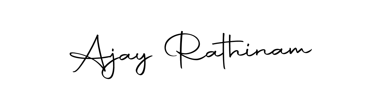 Create a beautiful signature design for name Ajay Rathinam. With this signature (Autography-DOLnW) fonts, you can make a handwritten signature for free. Ajay Rathinam signature style 10 images and pictures png