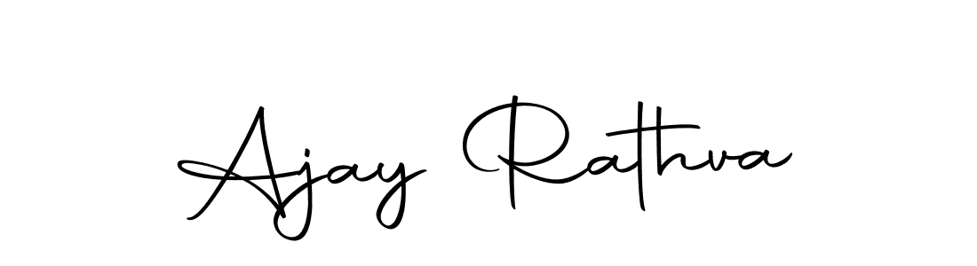 Use a signature maker to create a handwritten signature online. With this signature software, you can design (Autography-DOLnW) your own signature for name Ajay Rathva. Ajay Rathva signature style 10 images and pictures png