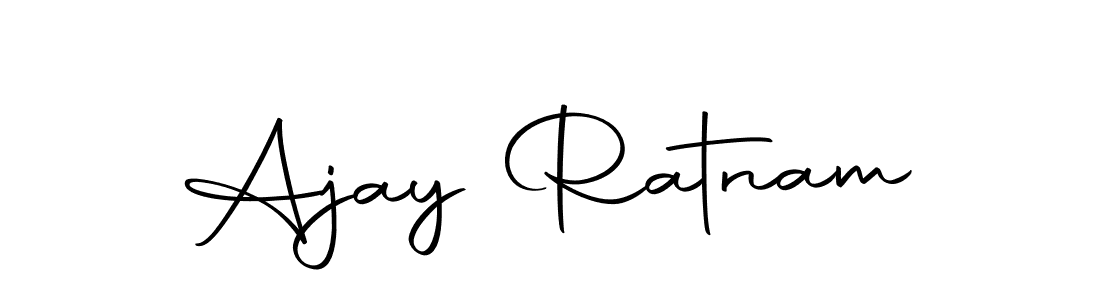 Use a signature maker to create a handwritten signature online. With this signature software, you can design (Autography-DOLnW) your own signature for name Ajay Ratnam. Ajay Ratnam signature style 10 images and pictures png