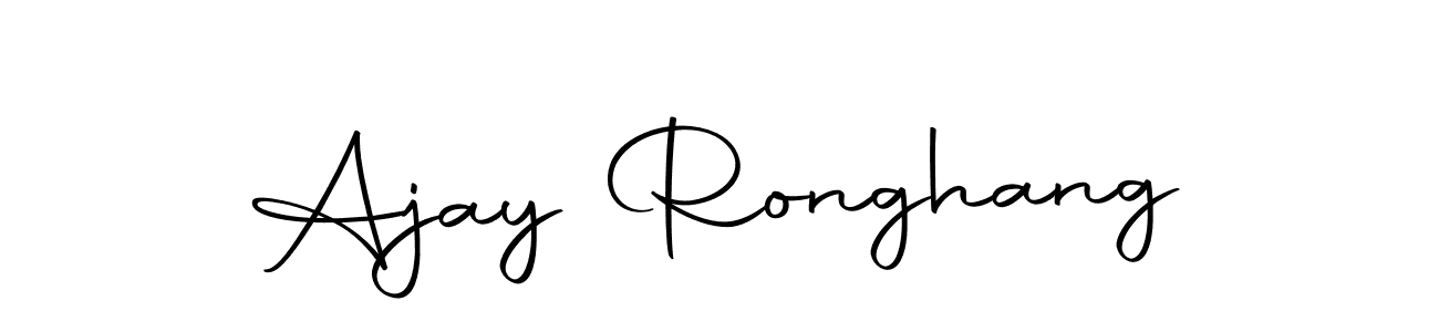 Create a beautiful signature design for name Ajay Ronghang. With this signature (Autography-DOLnW) fonts, you can make a handwritten signature for free. Ajay Ronghang signature style 10 images and pictures png