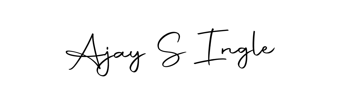You should practise on your own different ways (Autography-DOLnW) to write your name (Ajay S Ingle) in signature. don't let someone else do it for you. Ajay S Ingle signature style 10 images and pictures png
