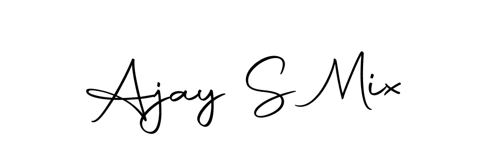 Make a beautiful signature design for name Ajay S Mix. Use this online signature maker to create a handwritten signature for free. Ajay S Mix signature style 10 images and pictures png