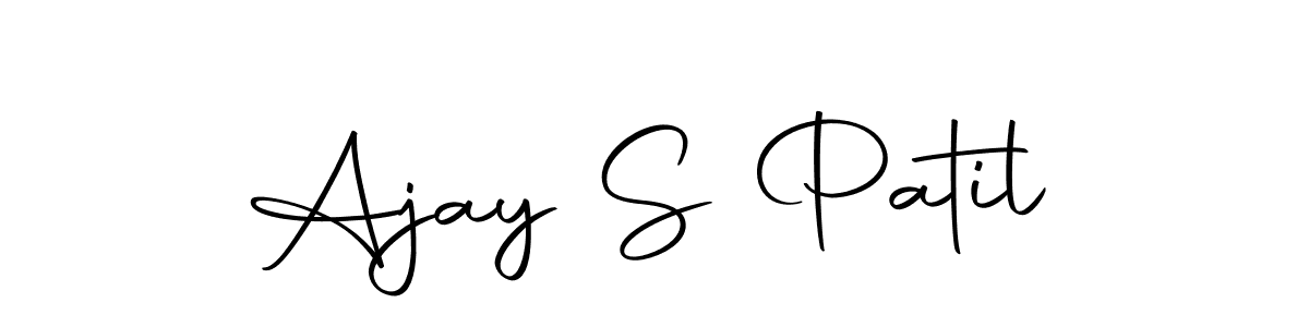 if you are searching for the best signature style for your name Ajay S Patil. so please give up your signature search. here we have designed multiple signature styles  using Autography-DOLnW. Ajay S Patil signature style 10 images and pictures png