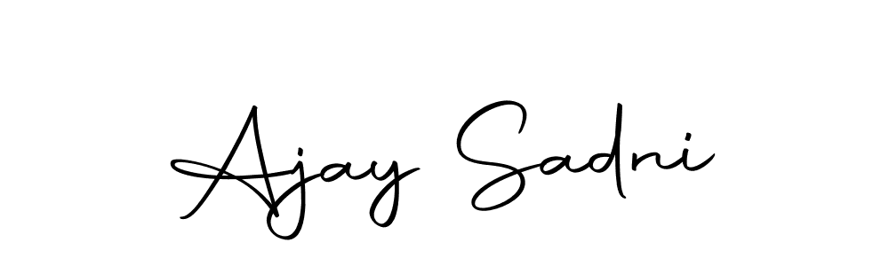 Once you've used our free online signature maker to create your best signature Autography-DOLnW style, it's time to enjoy all of the benefits that Ajay Sadni name signing documents. Ajay Sadni signature style 10 images and pictures png