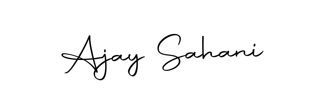 Ajay Sahani stylish signature style. Best Handwritten Sign (Autography-DOLnW) for my name. Handwritten Signature Collection Ideas for my name Ajay Sahani. Ajay Sahani signature style 10 images and pictures png