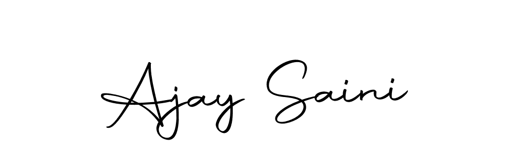 The best way (Autography-DOLnW) to make a short signature is to pick only two or three words in your name. The name Ajay Saini include a total of six letters. For converting this name. Ajay Saini signature style 10 images and pictures png