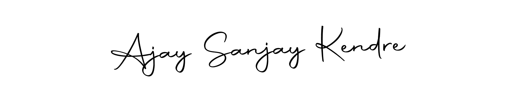 Use a signature maker to create a handwritten signature online. With this signature software, you can design (Autography-DOLnW) your own signature for name Ajay Sanjay Kendre. Ajay Sanjay Kendre signature style 10 images and pictures png