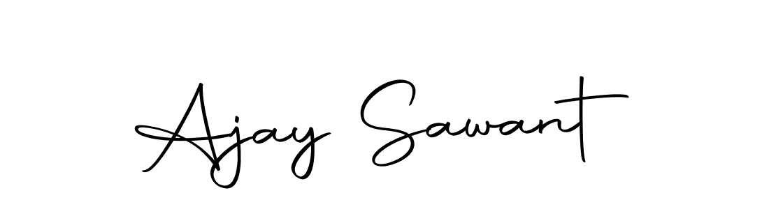 Make a beautiful signature design for name Ajay Sawant. Use this online signature maker to create a handwritten signature for free. Ajay Sawant signature style 10 images and pictures png
