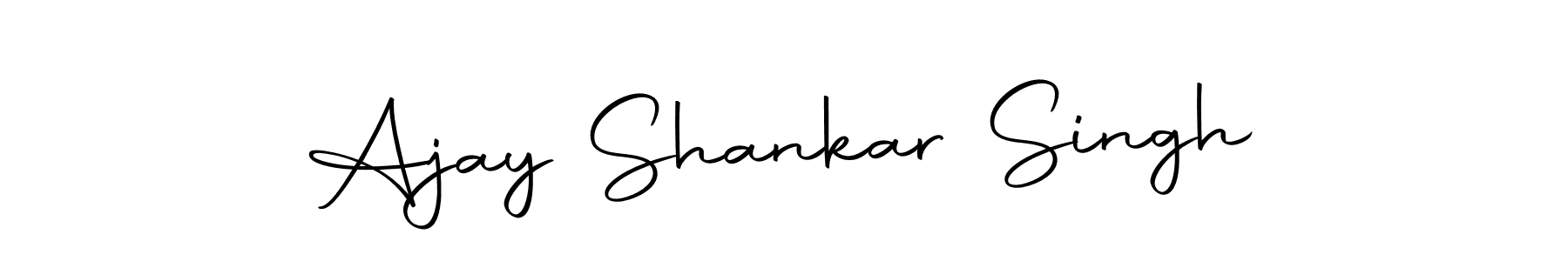 How to make Ajay Shankar Singh name signature. Use Autography-DOLnW style for creating short signs online. This is the latest handwritten sign. Ajay Shankar Singh signature style 10 images and pictures png
