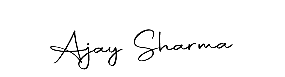 Make a beautiful signature design for name Ajay Sharma. Use this online signature maker to create a handwritten signature for free. Ajay Sharma signature style 10 images and pictures png