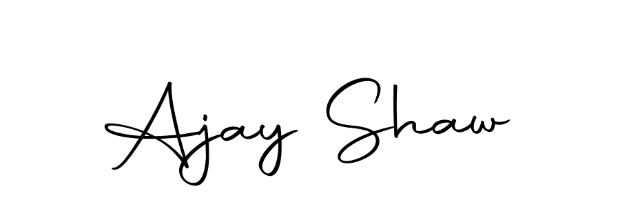 Design your own signature with our free online signature maker. With this signature software, you can create a handwritten (Autography-DOLnW) signature for name Ajay Shaw. Ajay Shaw signature style 10 images and pictures png