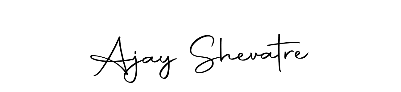 Make a short Ajay Shevatre signature style. Manage your documents anywhere anytime using Autography-DOLnW. Create and add eSignatures, submit forms, share and send files easily. Ajay Shevatre signature style 10 images and pictures png