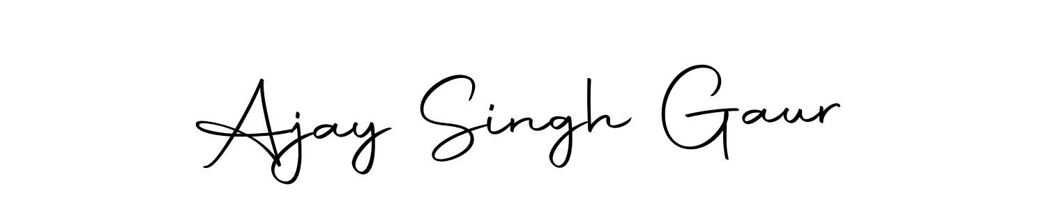 You can use this online signature creator to create a handwritten signature for the name Ajay Singh Gaur. This is the best online autograph maker. Ajay Singh Gaur signature style 10 images and pictures png