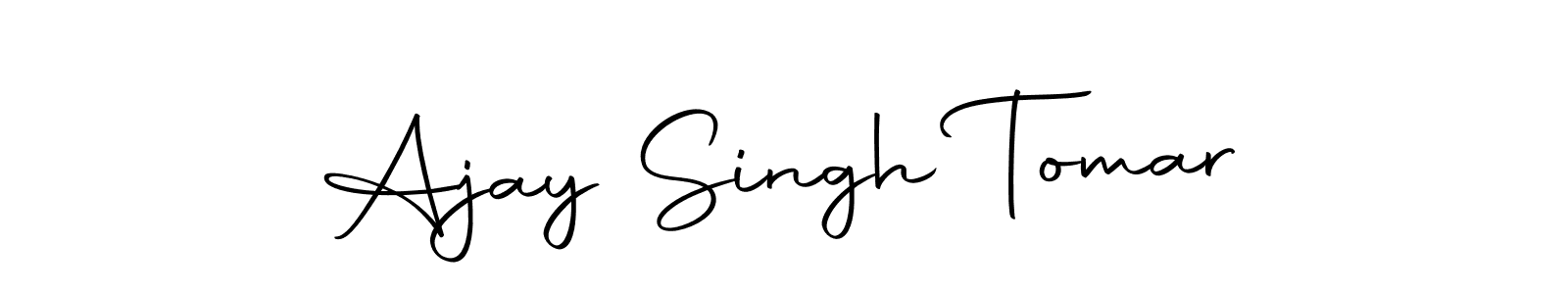 Create a beautiful signature design for name Ajay Singh Tomar. With this signature (Autography-DOLnW) fonts, you can make a handwritten signature for free. Ajay Singh Tomar signature style 10 images and pictures png