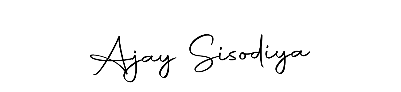 if you are searching for the best signature style for your name Ajay Sisodiya. so please give up your signature search. here we have designed multiple signature styles  using Autography-DOLnW. Ajay Sisodiya signature style 10 images and pictures png