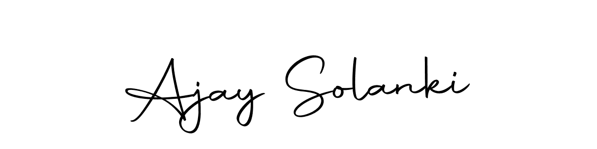 Here are the top 10 professional signature styles for the name Ajay Solanki. These are the best autograph styles you can use for your name. Ajay Solanki signature style 10 images and pictures png