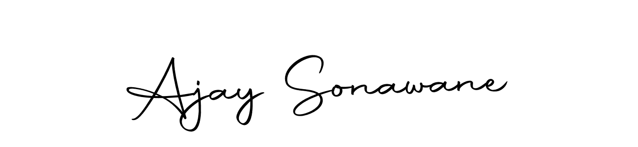 Design your own signature with our free online signature maker. With this signature software, you can create a handwritten (Autography-DOLnW) signature for name Ajay Sonawane. Ajay Sonawane signature style 10 images and pictures png