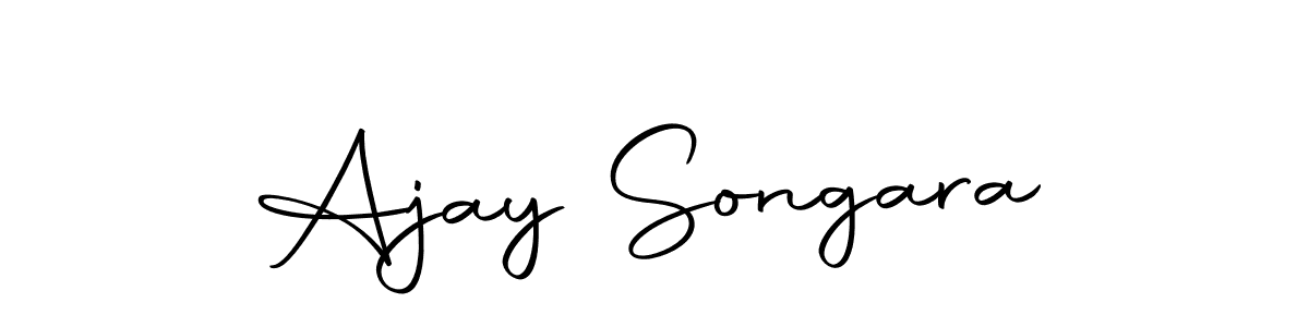 Make a beautiful signature design for name Ajay Songara. With this signature (Autography-DOLnW) style, you can create a handwritten signature for free. Ajay Songara signature style 10 images and pictures png