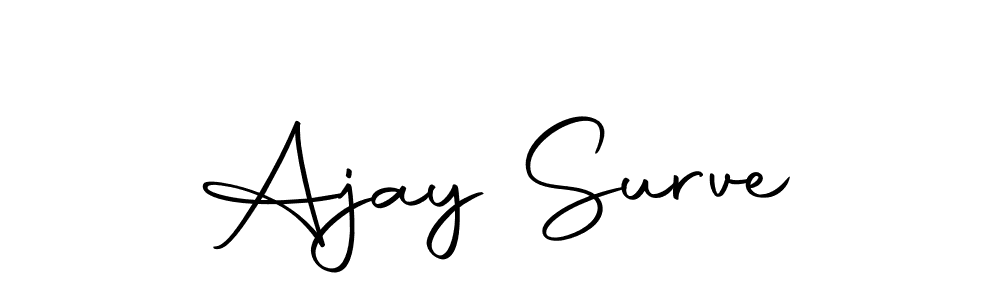 Design your own signature with our free online signature maker. With this signature software, you can create a handwritten (Autography-DOLnW) signature for name Ajay Surve. Ajay Surve signature style 10 images and pictures png