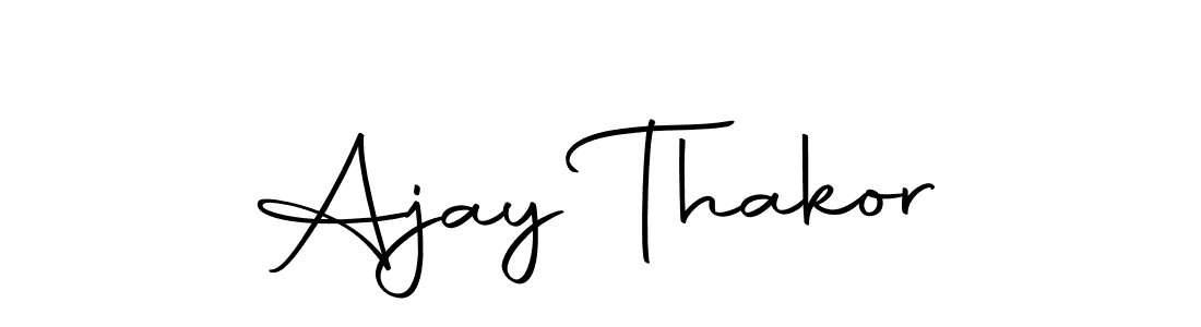 Ajay Thakor stylish signature style. Best Handwritten Sign (Autography-DOLnW) for my name. Handwritten Signature Collection Ideas for my name Ajay Thakor. Ajay Thakor signature style 10 images and pictures png