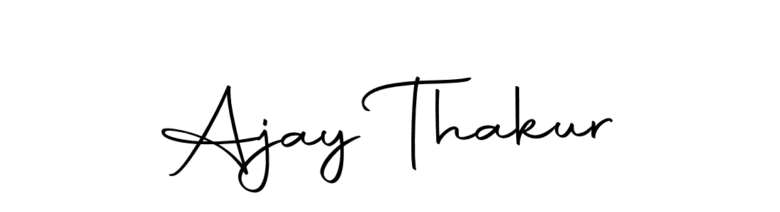 Create a beautiful signature design for name Ajay Thakur. With this signature (Autography-DOLnW) fonts, you can make a handwritten signature for free. Ajay Thakur signature style 10 images and pictures png
