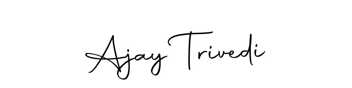 Make a beautiful signature design for name Ajay Trivedi. With this signature (Autography-DOLnW) style, you can create a handwritten signature for free. Ajay Trivedi signature style 10 images and pictures png