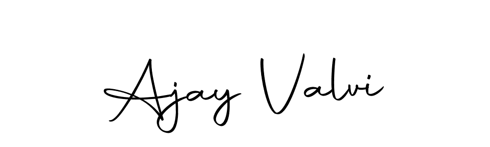 You should practise on your own different ways (Autography-DOLnW) to write your name (Ajay Valvi) in signature. don't let someone else do it for you. Ajay Valvi signature style 10 images and pictures png