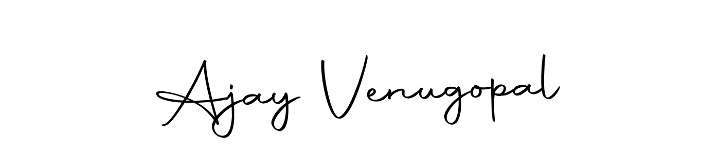 Use a signature maker to create a handwritten signature online. With this signature software, you can design (Autography-DOLnW) your own signature for name Ajay Venugopal. Ajay Venugopal signature style 10 images and pictures png