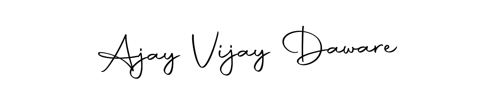 How to make Ajay Vijay Daware signature? Autography-DOLnW is a professional autograph style. Create handwritten signature for Ajay Vijay Daware name. Ajay Vijay Daware signature style 10 images and pictures png