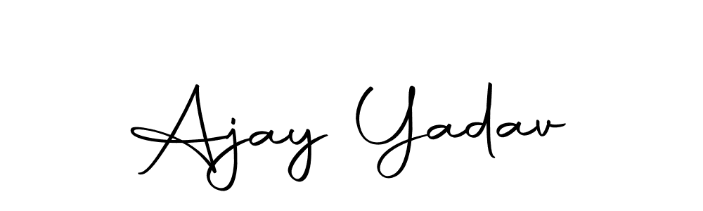 Ajay Yadav stylish signature style. Best Handwritten Sign (Autography-DOLnW) for my name. Handwritten Signature Collection Ideas for my name Ajay Yadav. Ajay Yadav signature style 10 images and pictures png