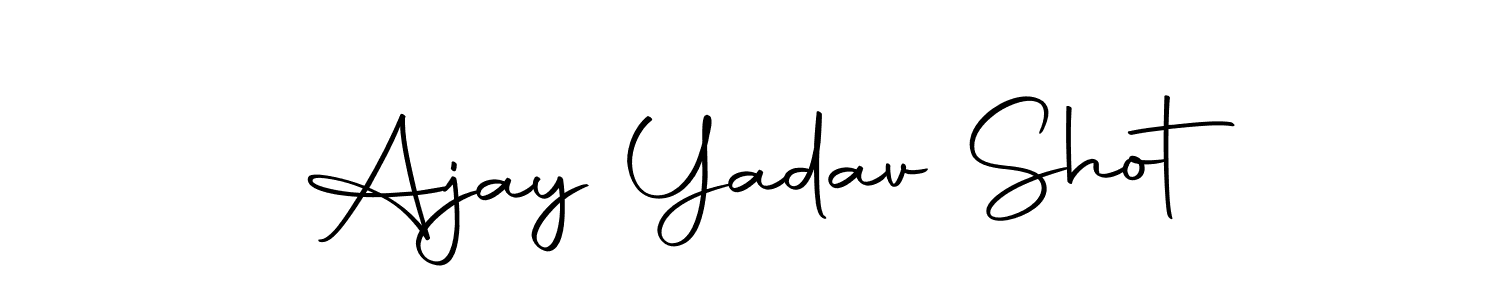 The best way (Autography-DOLnW) to make a short signature is to pick only two or three words in your name. The name Ajay Yadav Shot include a total of six letters. For converting this name. Ajay Yadav Shot signature style 10 images and pictures png