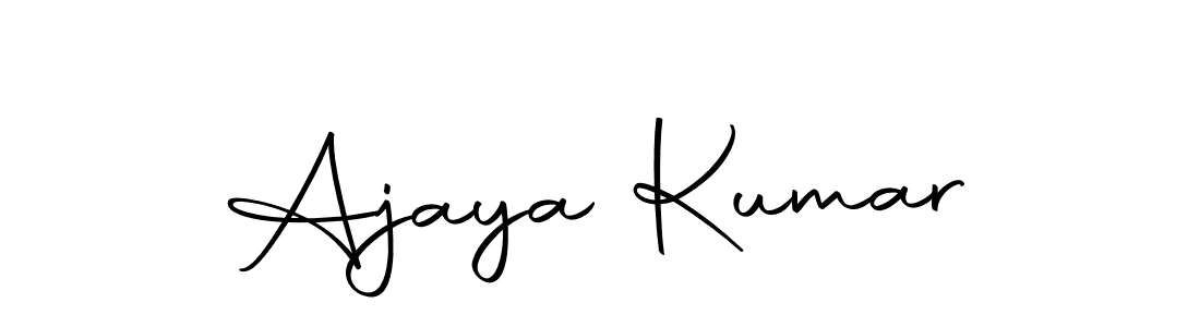 Make a beautiful signature design for name Ajaya Kumar. With this signature (Autography-DOLnW) style, you can create a handwritten signature for free. Ajaya Kumar signature style 10 images and pictures png