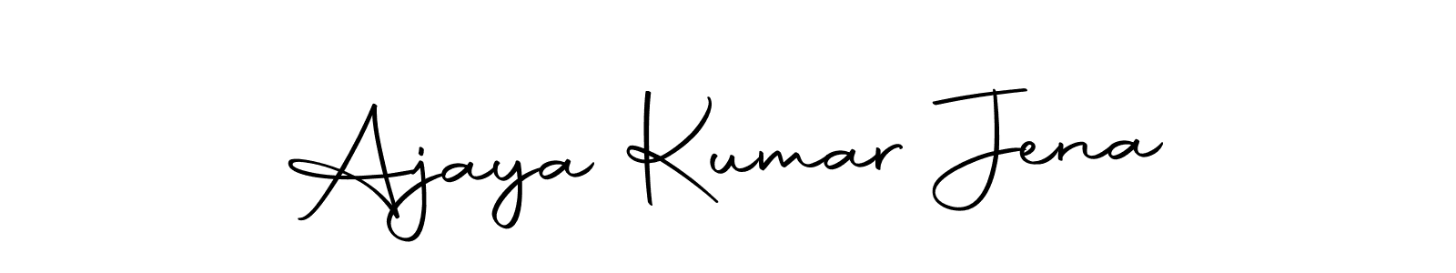 You should practise on your own different ways (Autography-DOLnW) to write your name (Ajaya Kumar Jena) in signature. don't let someone else do it for you. Ajaya Kumar Jena signature style 10 images and pictures png