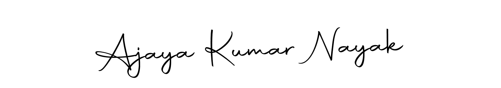 Make a beautiful signature design for name Ajaya Kumar Nayak. With this signature (Autography-DOLnW) style, you can create a handwritten signature for free. Ajaya Kumar Nayak signature style 10 images and pictures png