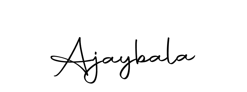 Here are the top 10 professional signature styles for the name Ajaybala. These are the best autograph styles you can use for your name. Ajaybala signature style 10 images and pictures png