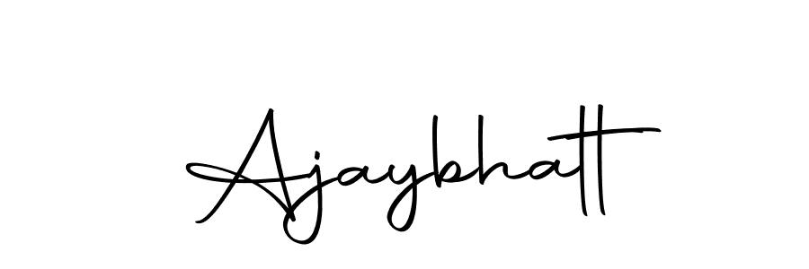 Design your own signature with our free online signature maker. With this signature software, you can create a handwritten (Autography-DOLnW) signature for name Ajaybhatt. Ajaybhatt signature style 10 images and pictures png